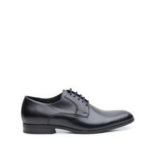 Pantofi eleganţi bărbaţi din piele naturală, leofex - 622 negru box