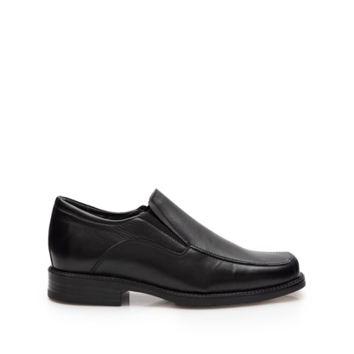Pantofi eleganti din piele naturala cu varf patrat - 606 negru
