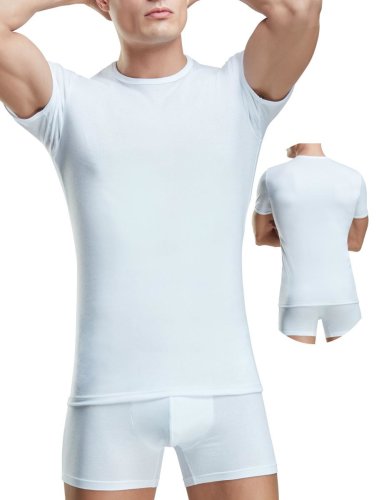 Tricou - maglia piuma man t shirt white