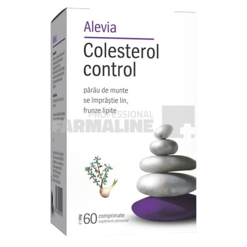Alevia colesterol control 60 comprimate 