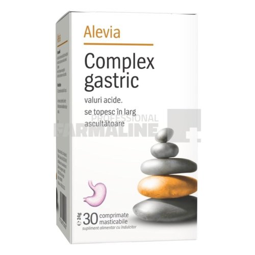 Alevia complex gastric 30 comprimate masticabile