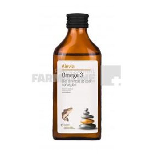 Alevia omega 3 ulei din ficat de cod norvegian 250 ml