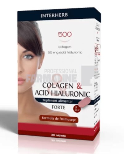 Colagen & acid hyaluronic forte 30 tablete