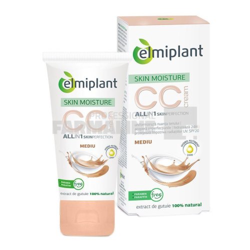 Elmiplant skin moisture cc all in 1 cream mediu 50 ml