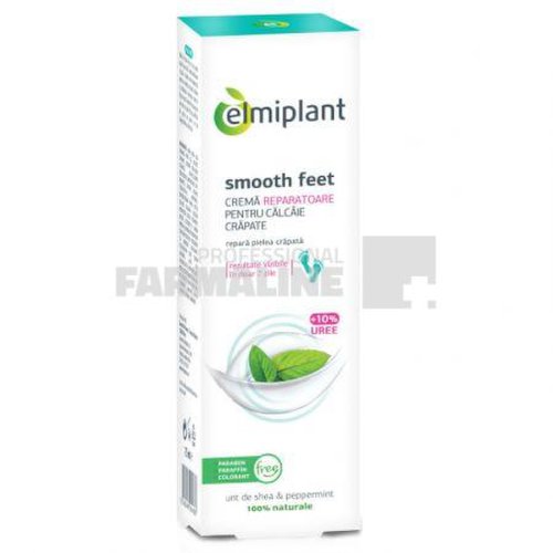 Elmiplant smooth feet crema reparatoare pentru calcaie crapate 75 ml