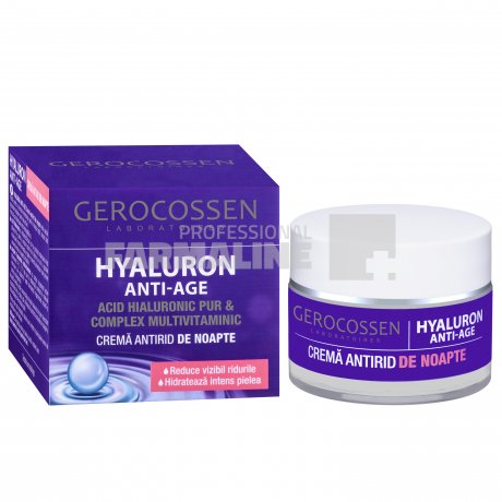 Gerocossen hyaluron anti-age crema antirid de noapte 50ml