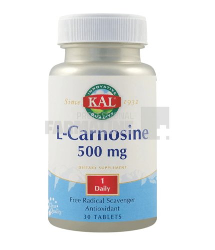 L - carnosine 500 mg 30 tablete