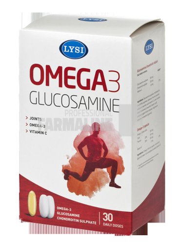 Omega-3 cu glucozamina si condroitina 30 capsule