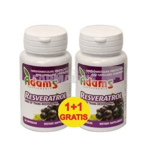 Resveratrol 50 mg 30 capsule 1+1 gratis