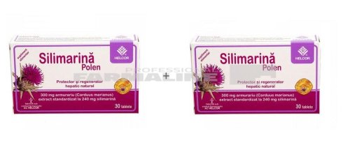 Silimarina forte + polen 30 tablete 1 + 1 gratis