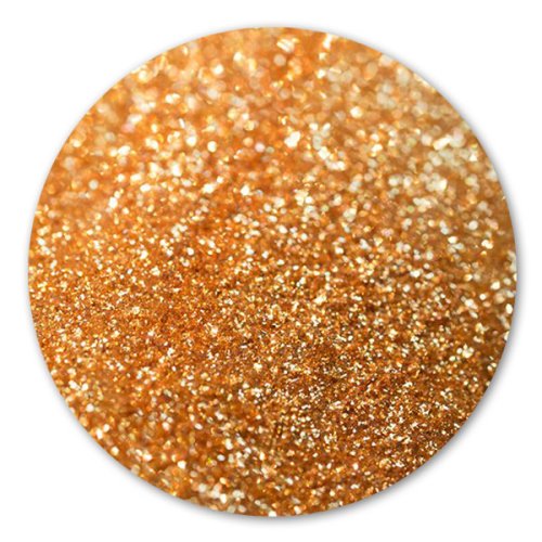 Glitter make-up light marigold
