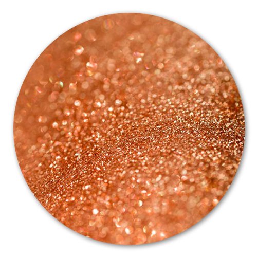 Glitter make-up shimmer brown red