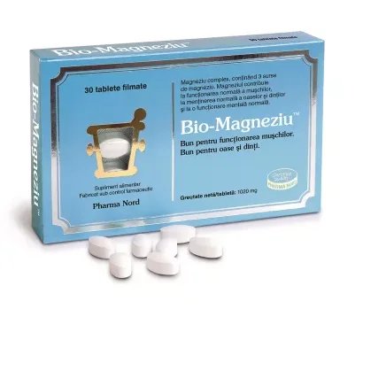 Bio-magneziu 30 tablete pharma nord