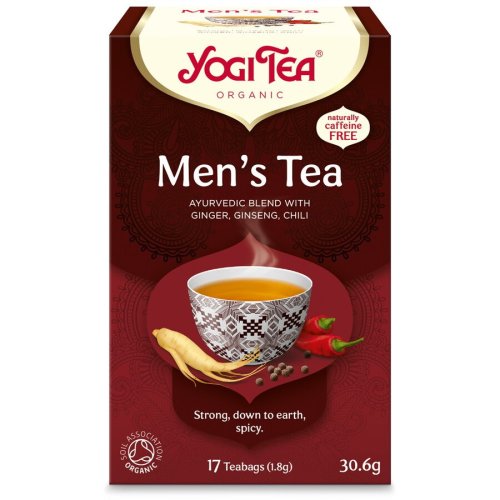 Ceai bio pentru barbati, 17 pliculete x 1,8g (30,6g) yogi tea