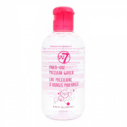 Apa micelara pentru tenul sensibil w7 multi-use micellar water, 250 ml