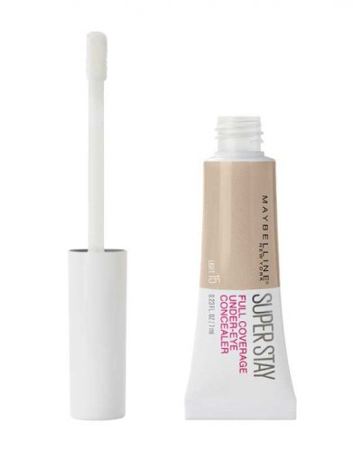 Corector lichid maybelline new york superstay full coverage, 15 light, 6 ml