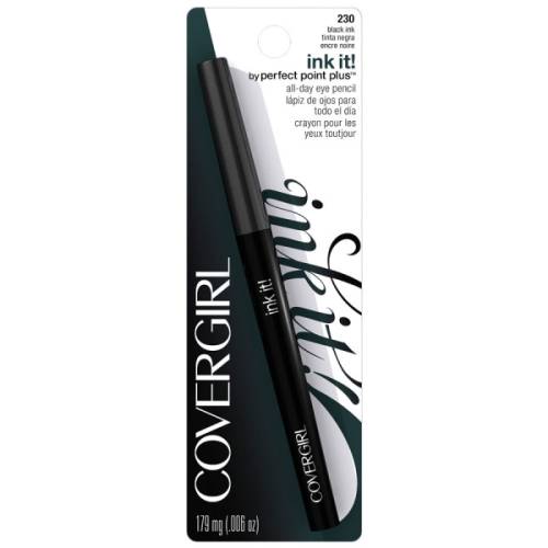 Creion de ochi covergirl ink it! by perfect point plus waterproof eyeliner black