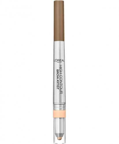 Creion pentru sprancene cu iluminator l oreal paris high contour brow artist, 103 warm blonde