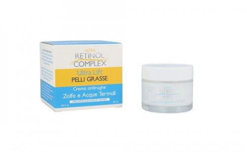 Crema antirid pentru piele grasa cu sulf si apa termala ultra retinol complex 50 ml
