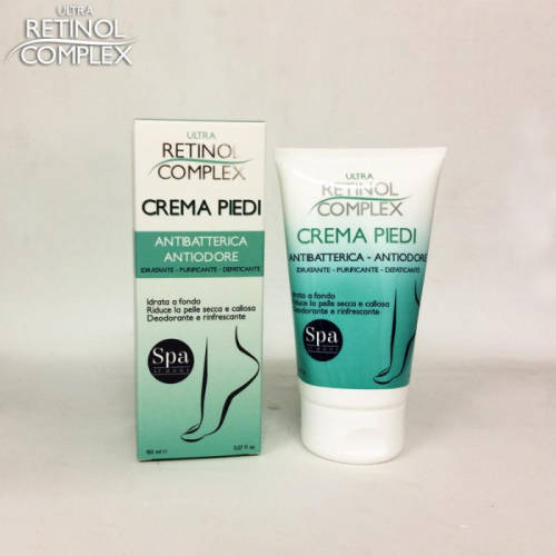 Crema pentru picioare anti bacteriana anti miros ultra retinol complex 150 ml