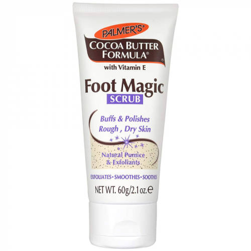 Exfoliant pentru picioare obosite cu piatra ponce naturala palmer s cocoa butter formula, foot magic scrub, vitamina e, 60 g, , , , , , , 