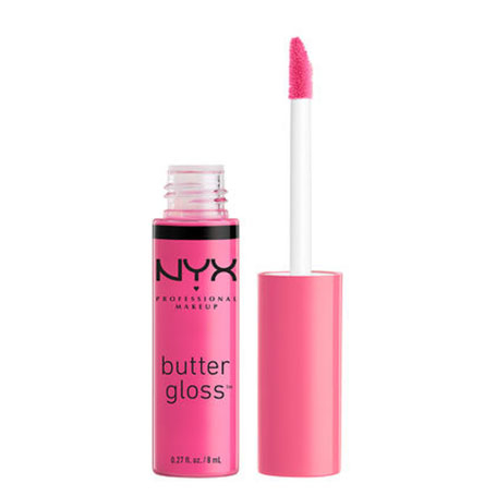 Luciu de buze nyx professional makeup butter gloss 01 strawberry parfait 8 ml