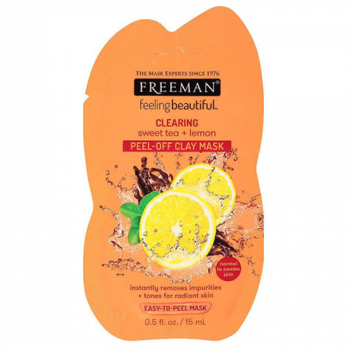 Masca de curatare antioxidanta freeman clearing sweet tea + lemon clay mask 15 ml