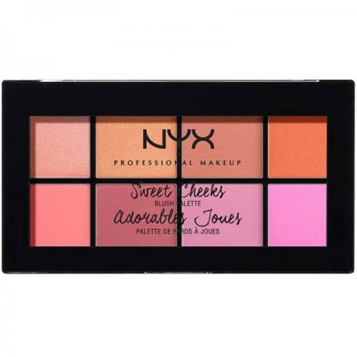 Paleta farduri de obraz nyx professional makeup sweet cheeks blush palette 8x3.5g