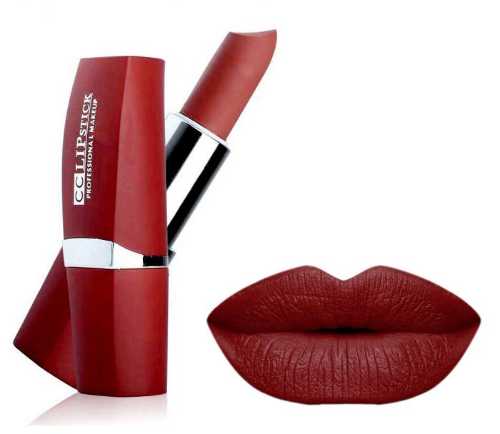 Ruj mat profesional kiss beauty cc lips 16 frosted red