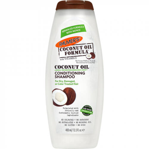 Sampon par uscat, deteriorat sau vopsit palmer s coconut oil formula conditioning, vitamina e, 400 ml