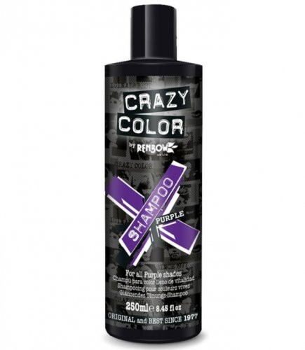 Sampon tratament nuantator, culoare mov, crazy color purple shampoo, 250 ml