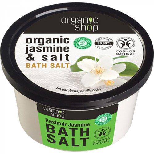 Sare de baie cu iasomie si kashmir organic shop bath salt, ingrediente 99.99% naturale, 250 ml