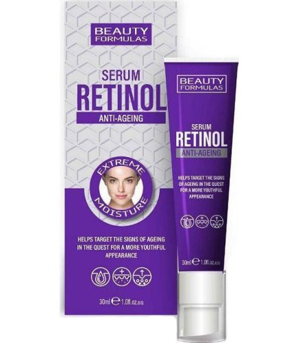 Ser facial antirid cu retinol beauty formulas, 30 ml