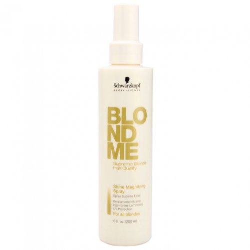 Spray leave-in pentru stralucirea parului blond schwarzkopf professional blondme shine magnifying spray, 200 ml