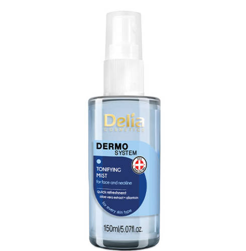 Spray tonifiant cu celule stem delia cosmetics dermo system tonifying, 150 ml