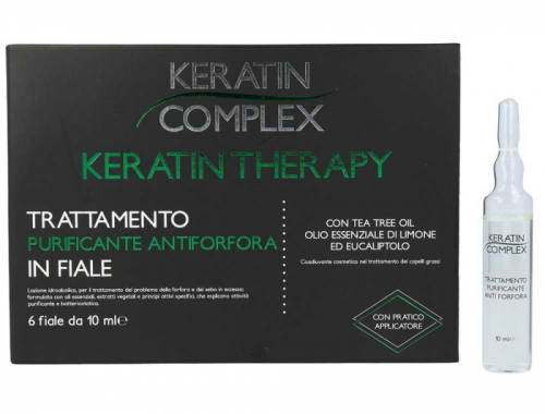 Dermacos Tratament purificator antimatreata keratin complex 6 fiole x 10 ml