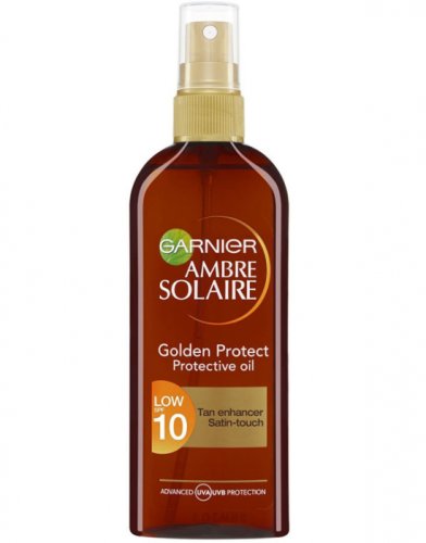 Ulei de plaja garnier ambre solaire golden protect sun oil spf10, 150 ml