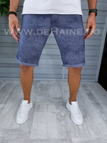 Pantaloni barbati scurti cu imprimeu 8525 s3