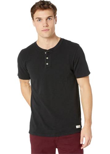 7 For All Mankind boxer three-button henley black