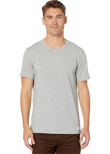 7 For All Mankind boxer three-button henley heather grey