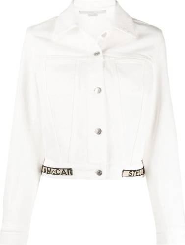Adidas By Stella Mccartney cotton jacket white