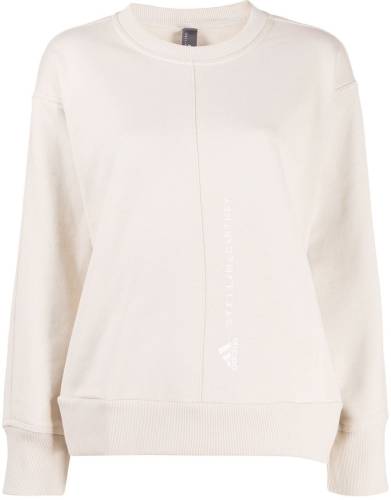 Adidas By Stella Mccartney cotton sweatshirt beige