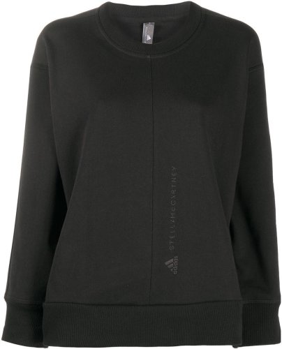 Adidas By Stella Mccartney cotton sweatshirt black