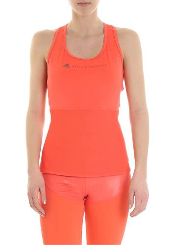 Adidas By Stella Mccartney performance essencials top in coral color orange