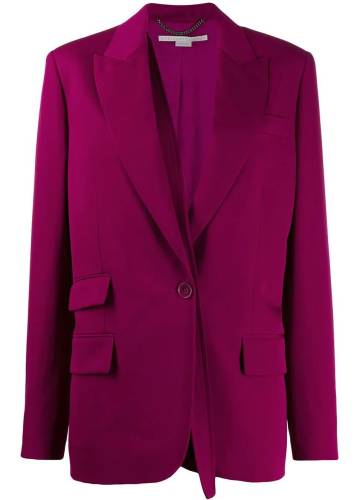 Adidas By Stella Mccartney wool blazer purple