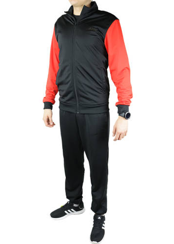 Adidas linear tricot tracksuit black