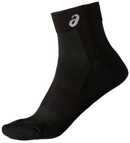 Asics 2ppk quarter sock black