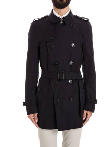 Burberry kensington trench coat black