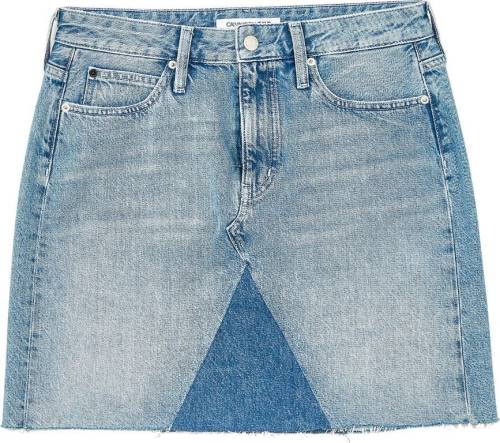Calvin Klein Jeans cotton skirt blue