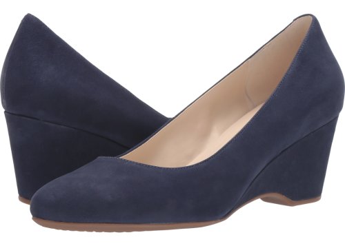 Cole Haan the go-to wedge 60mm marine blue nubuck wp
